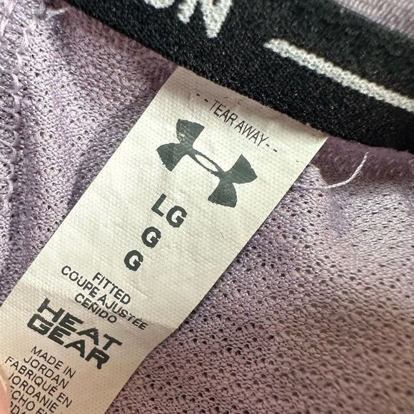EUC Under Armour Heat Gear Women’s Speed Stride Half Zip Pull Over  - L - Picture 4 of 7